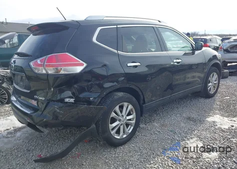 2016 Nissan Rogue Sv z USA, uszkodzony, nr VIN KNMAT2MV3GP596980